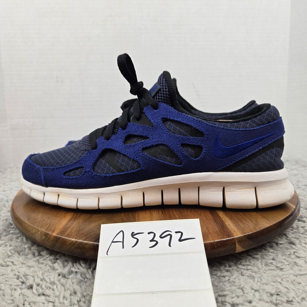 Nike Mens 11 Free Run 2 Thunder Blue Black Daily Gym Athletic Sneaker 537732-406